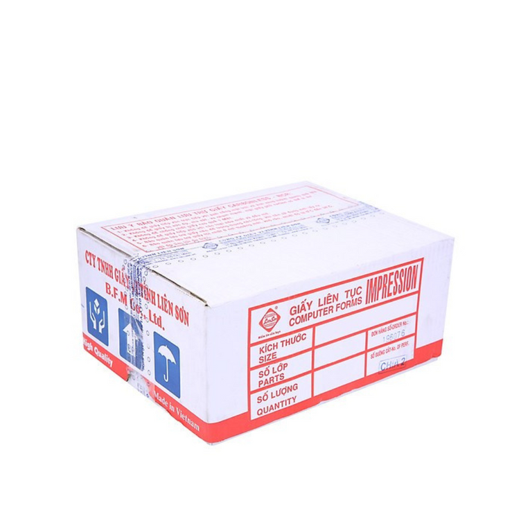 Giấy in vi tính 2L chia 2 khổ A4 (Thùng)