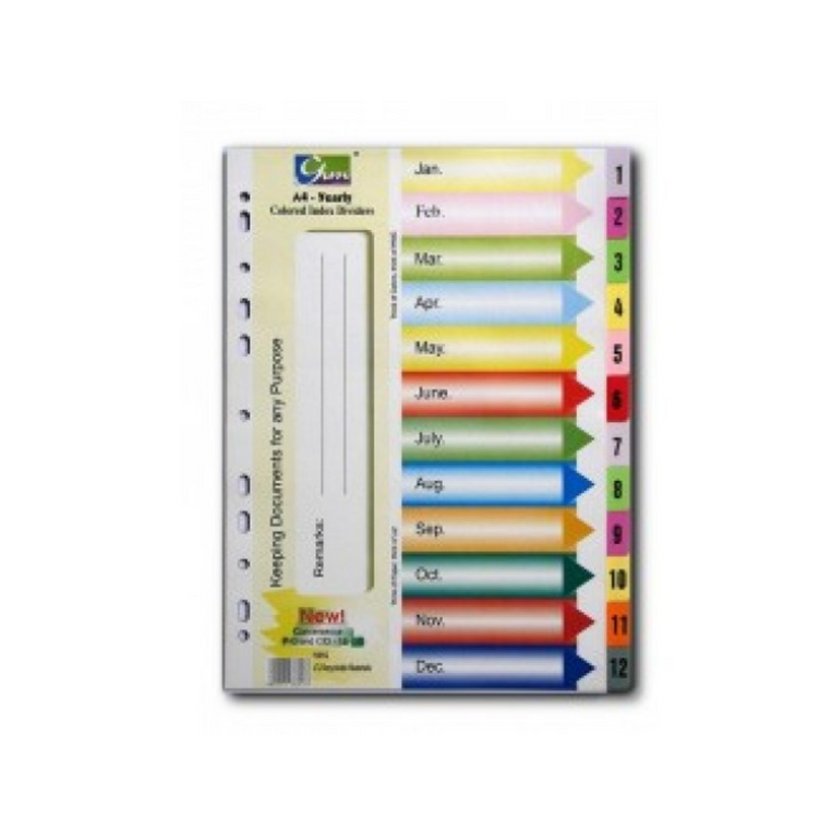 Phân trang giấy 12 số (71.5H) (Xấp)