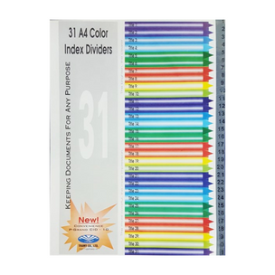 Phân trang nhựa 31 số (30.240) (Xấp)