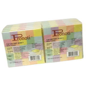 Giấy note 3x3 vàng (KW mã 30300) (6H) (Tập)