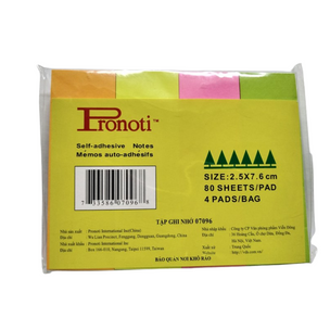 Giấy note 3x4 4 màu đậm (KW 07096) (13.2H) (Tập)