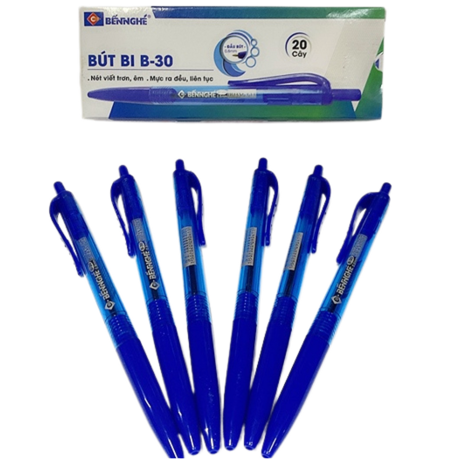 Bút Bi Bến Nghé B-30 ( Hộp 20 Cây )