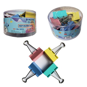 Kẹp bướm màu G-Star 51mm (12c/Lon) (Lon)