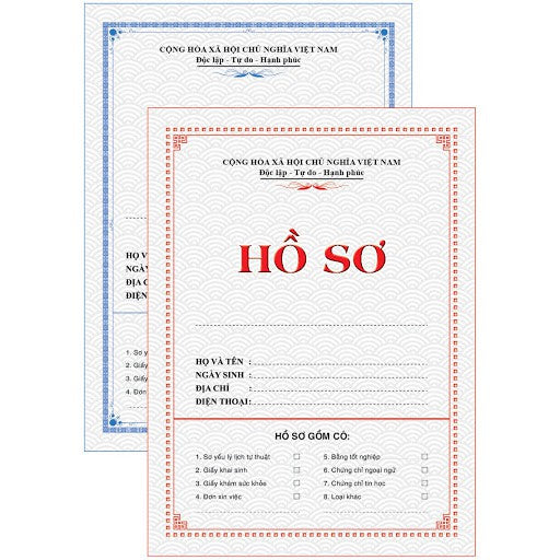 Vỏ Hồ Sơ Hải Tiến (50 Cái/ Xấp)