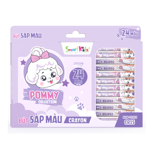 Bút Sáp 24 màu Bitex CR15 (Hộp)