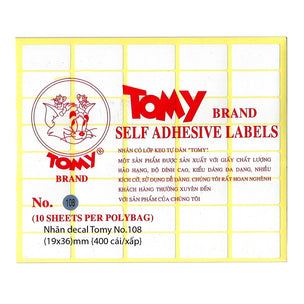 Giấy Decal Tomy 108 (Xấp 10 tờ)