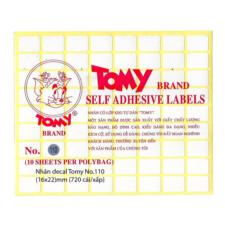 Giấy Decal Tomy 110 (Xấp 10 tờ)