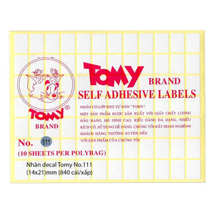 Giấy Decal Tomy 111 (Xấp 10 tờ)
