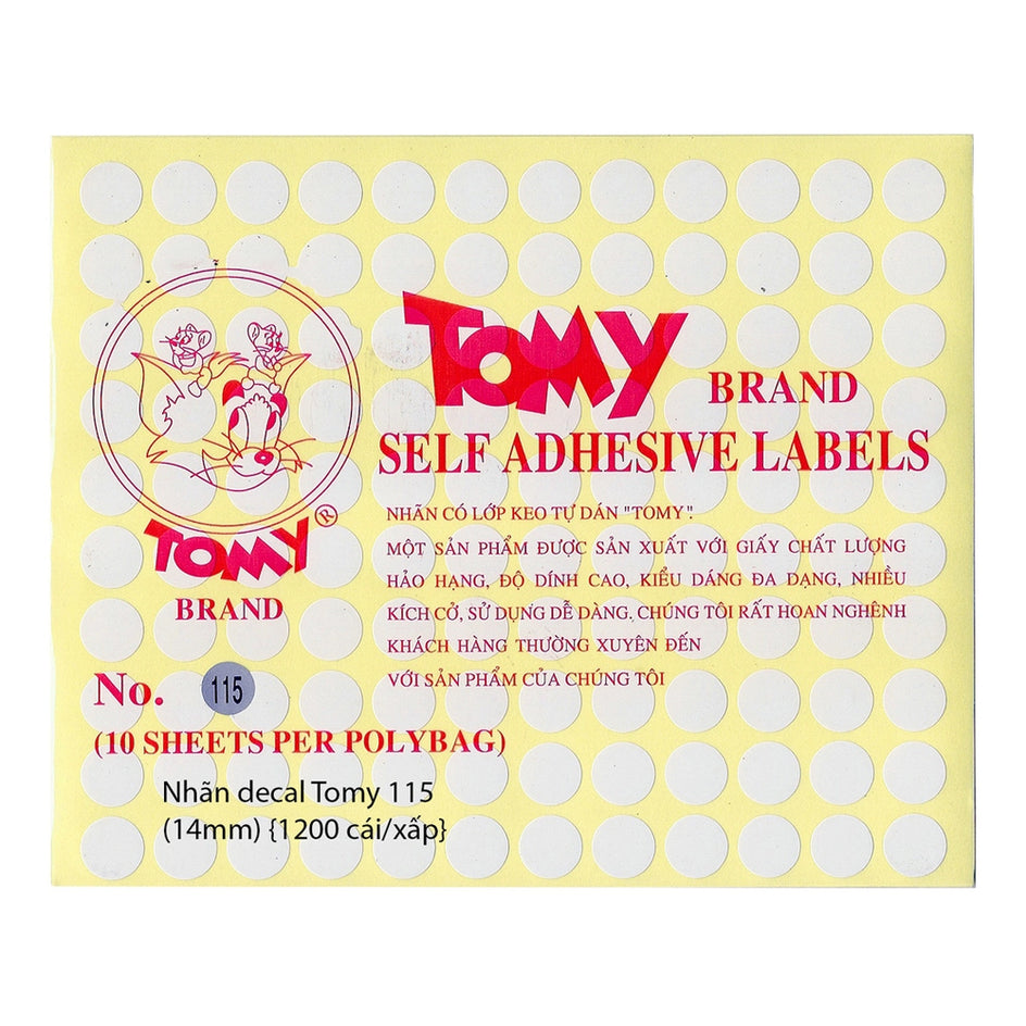 Giấy Decal Tomy 115 (Xấp 10 tờ)