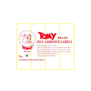 Giấy Decal Tomy 123 (Xấp 10 tờ)
