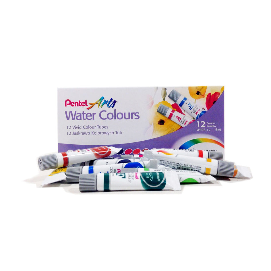Màu Tuýp Pentel 12 màu WFRS-12 (110H)  (Hộp)