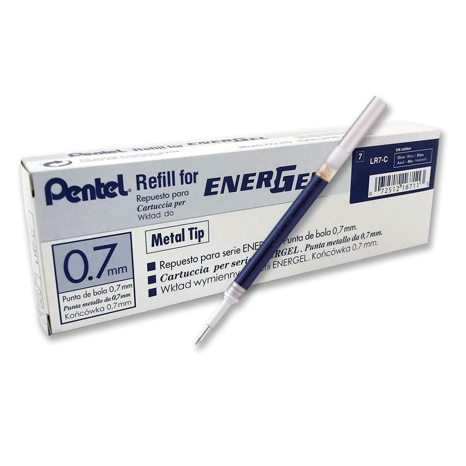 Ruột bút ký Pentel LR7-C 0.7mm màu xanh -  (Cái)