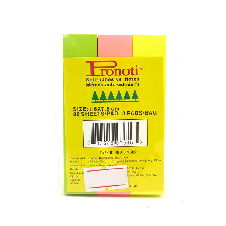 Giấy note 3x2 3 màu đậm (KW 07046) (9H)  (Tập)