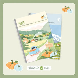 Sổ Hải Tiến may gáy A4 PEACE 200T ĐL 70 4511