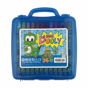 Sáp dầu Đông Á 24 màu Ttoru +Dooly  (Hộp)