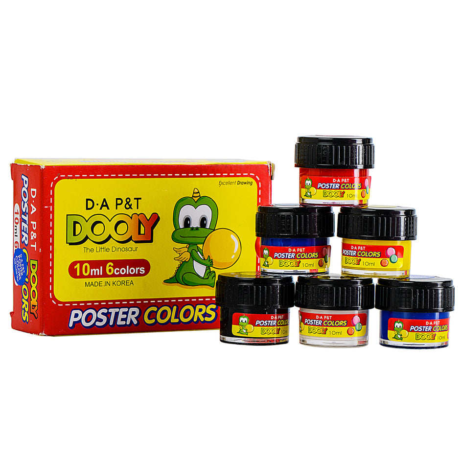 Màu Hủ Đông Á 6 Lọ trắng Nhỏ 10cc  (Hộp)