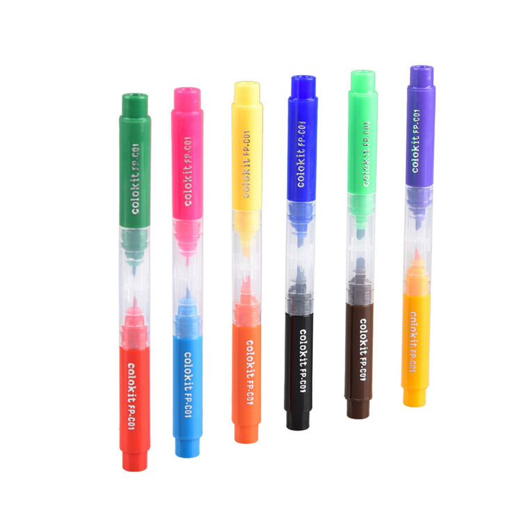 Bút lông 2 đầu Thiên Long Colokit FP-C01 (Vĩ)