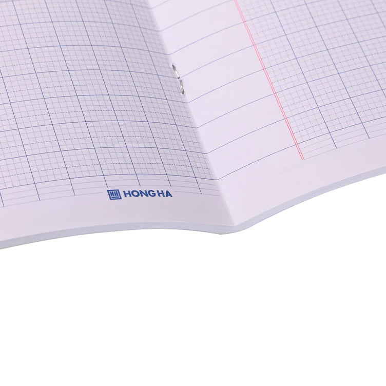 Vở Hồng Hà ĐL100 5 ô ly 96Trang  (Lốc 5 Quyển)