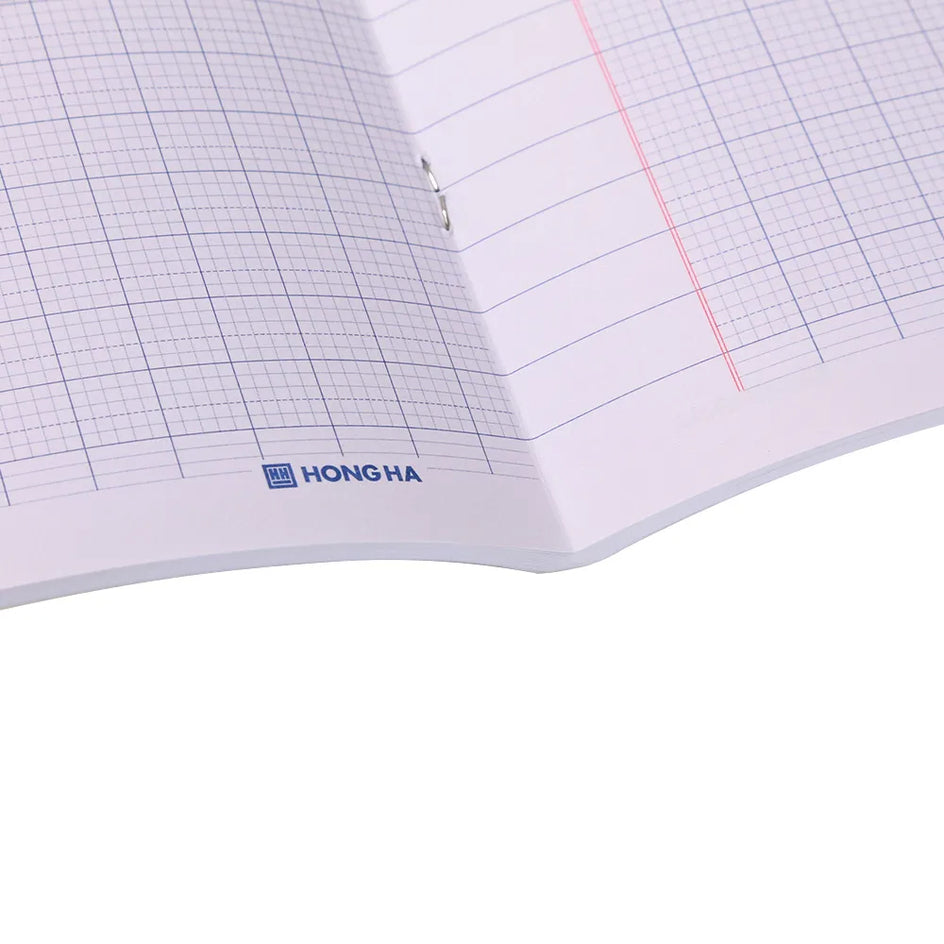 Vở Hồng Hà ĐL100 5 ô ly 96Trang  (Lốc 5 Quyển)