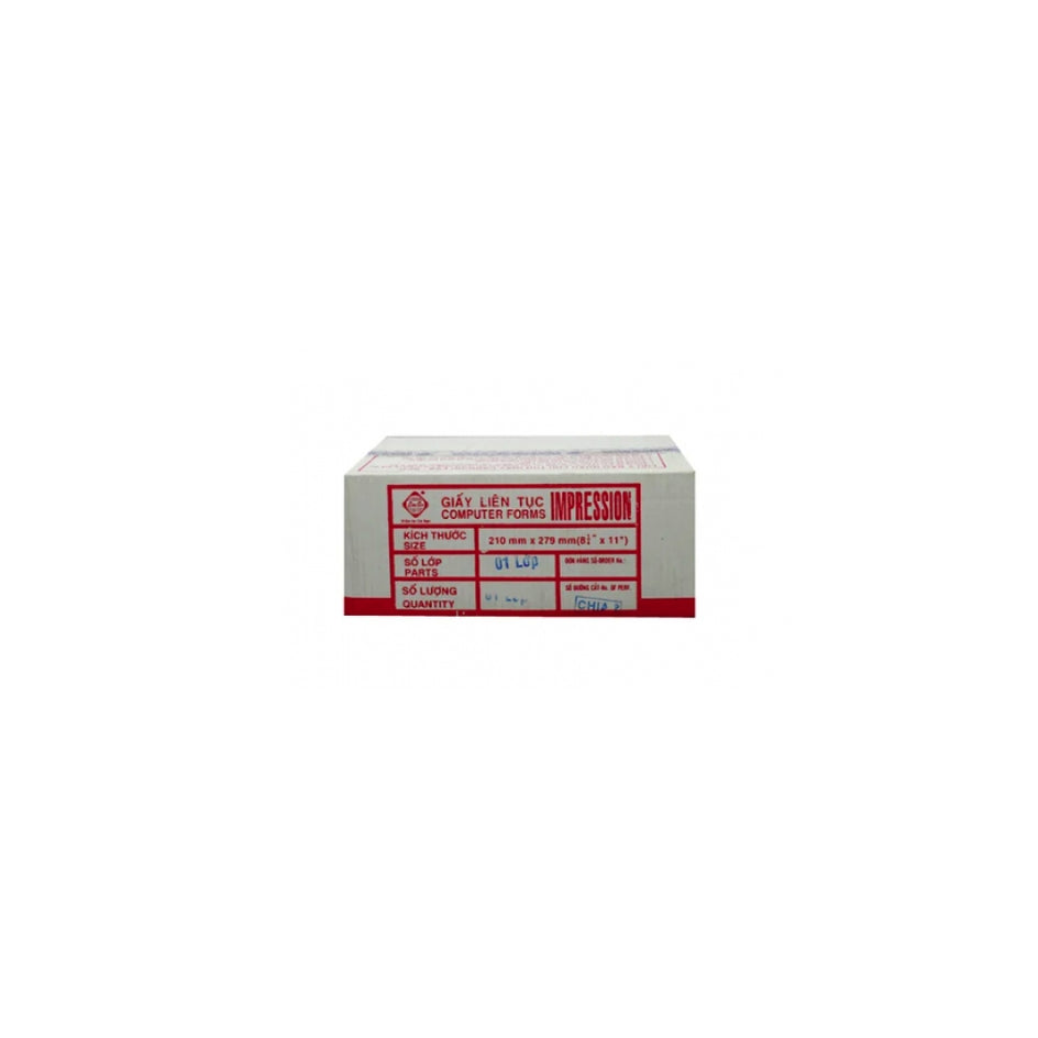 Giấy vi tính A4 1L chia 2 (Thùng)