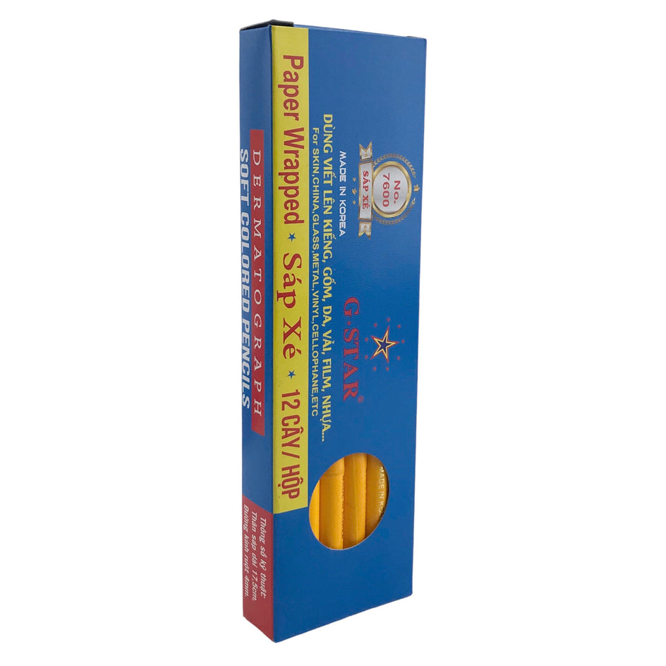 Bút sáp lột G-Star - Vàng  (Hộp)
