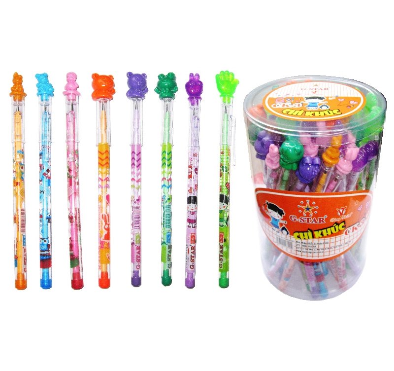 Bút chì khúc G-Star CK3 nắp thú (Ly)