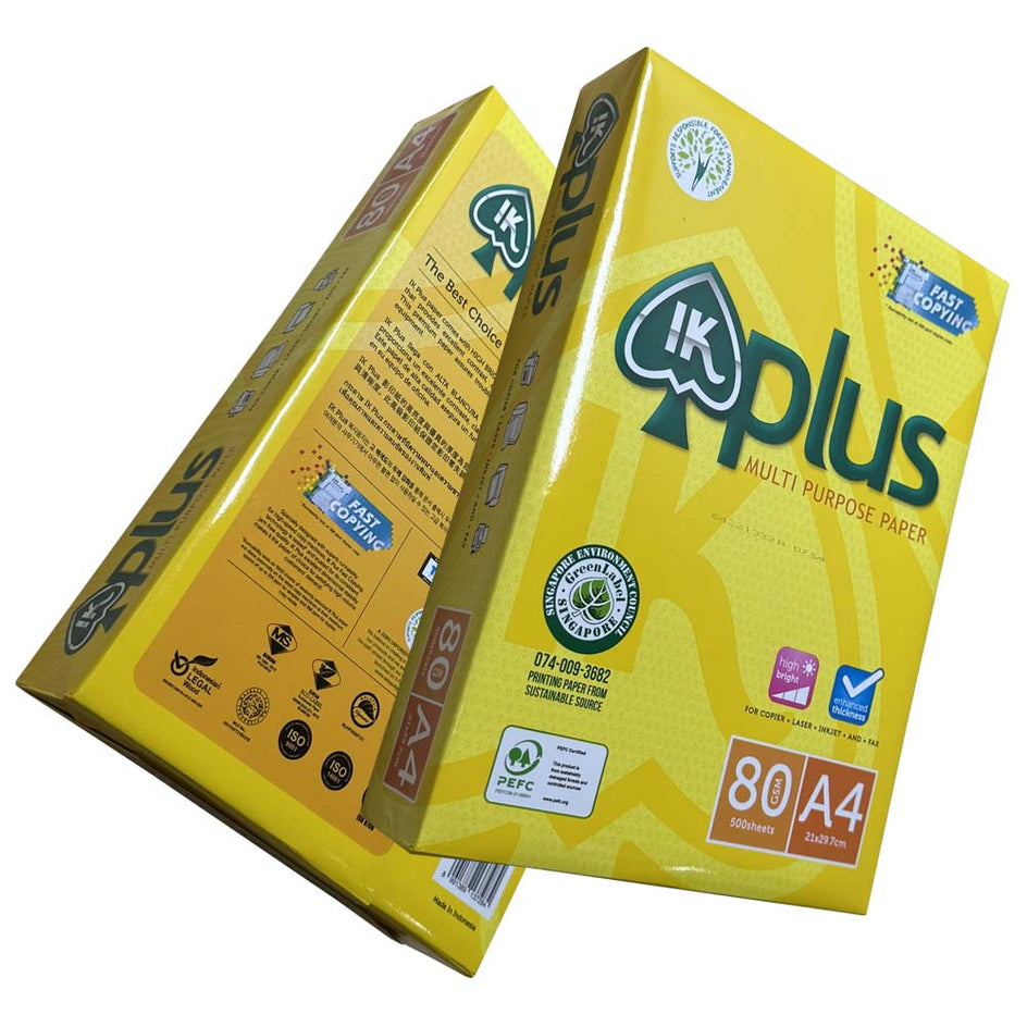 Giấy Plus khổ A4 ĐL 80gsm (Ream)