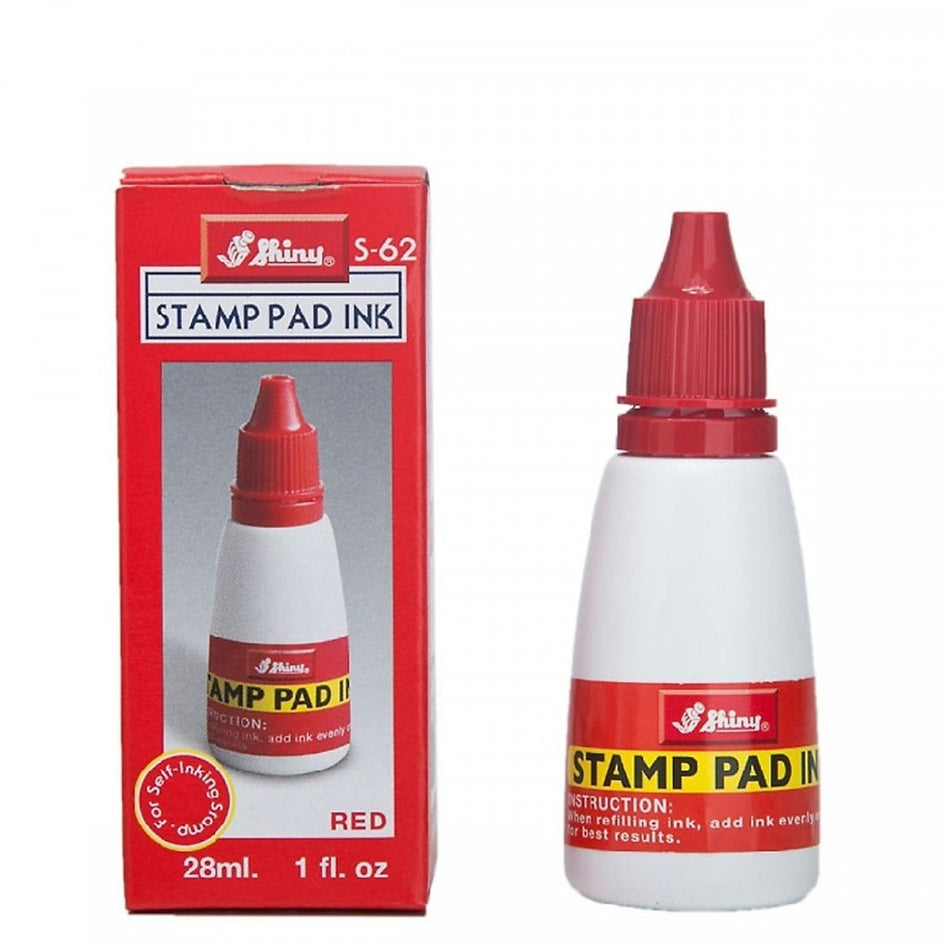 Mực dấu xịn Shiny đỏ (33H) (Lọ)