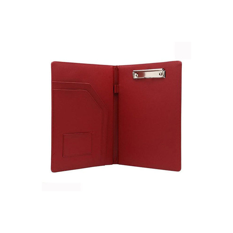 Kẹp trình ký da tốt 092+029 màu đỏ (26.5H) (Cái)