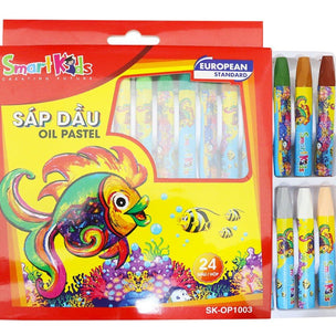 Sáp dầu 24 màu Bitex SK-OP1003 (OP03) (Hộp)