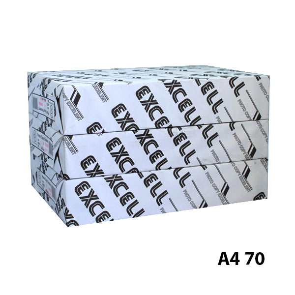 Giấy Excell khổ A4 ĐL 70gsm (Ram)