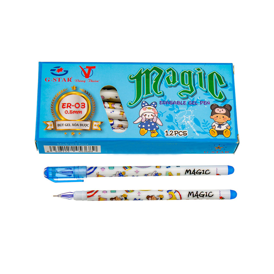 Bút nước xóa được G-Star ER03 mực xanh (Hộp)