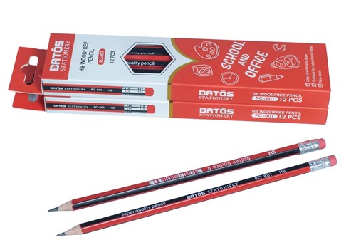 Bút chì Batos HB Woodfree PC-B01 (Hộp)