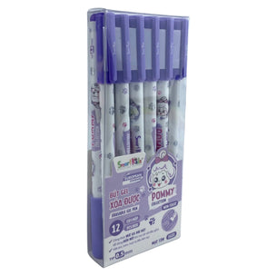 Bút Gel màu tím Bitex xóa đươc Pommy EG01  ( Hộp 12 Cây )