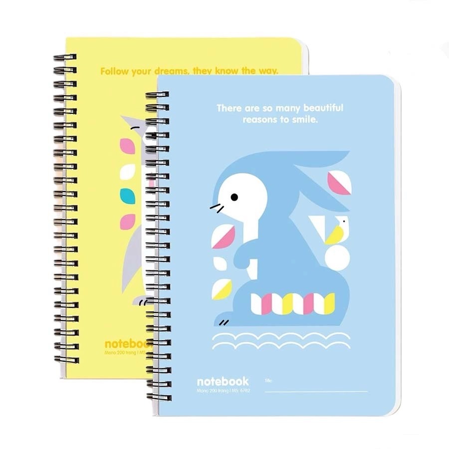 Sổ Hải Tiến lò xo A7 MoNo 200T ĐL70 - 6843 ( Quyển)