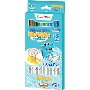 Chì màu gỗ xóa được Bitex Smart Kids