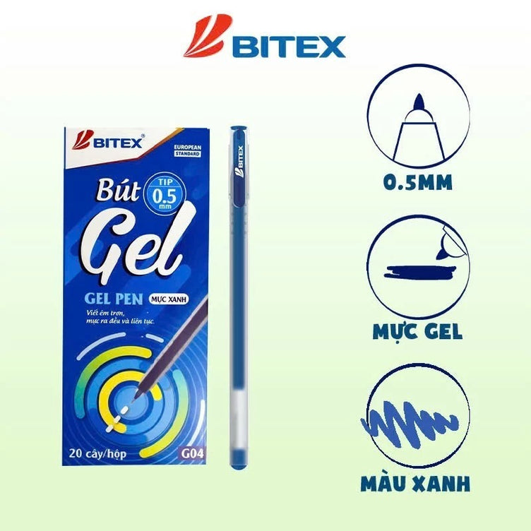 Bút gel Bitex G04 (Hộp)