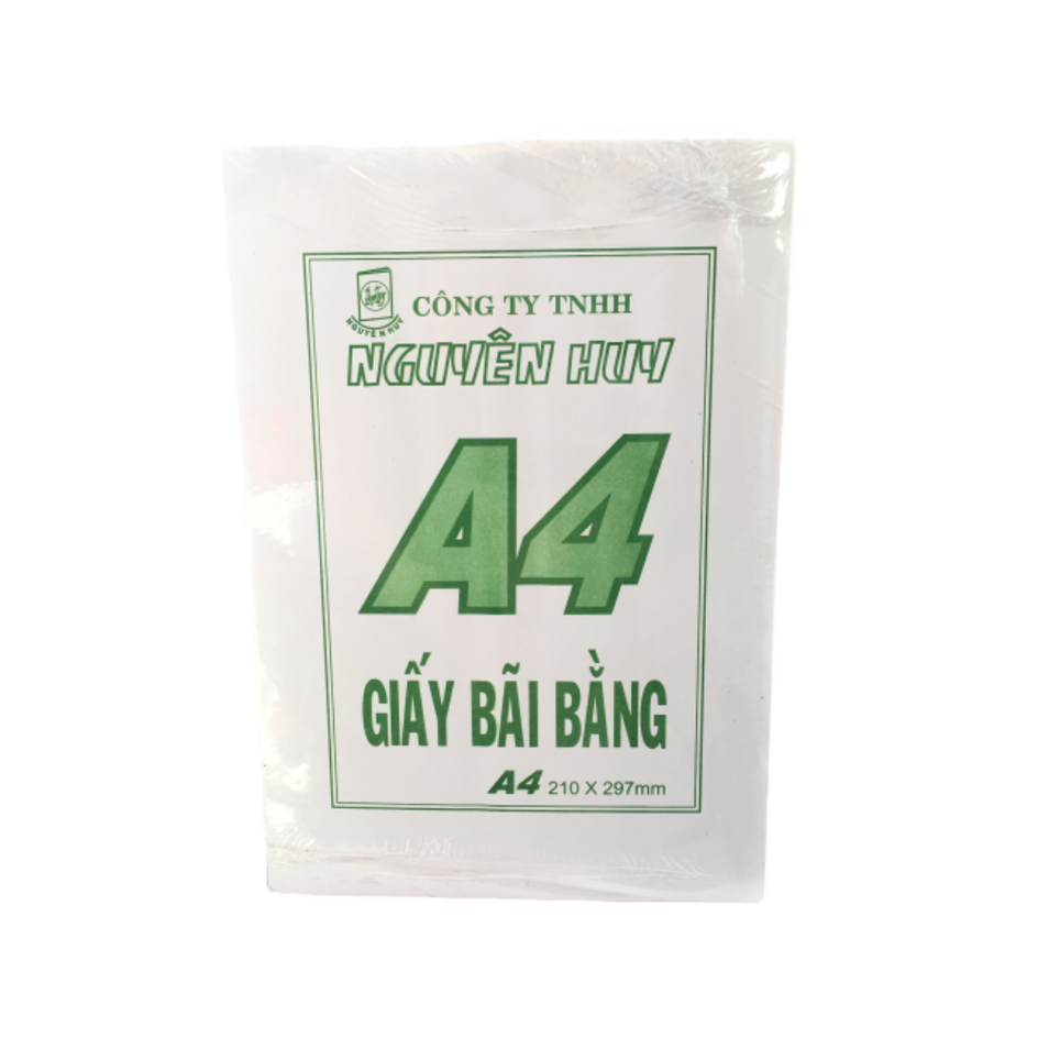 Giấy Nguyên Huy khổ A4 60/90 xanh Lá  500 tờ (Ram)
