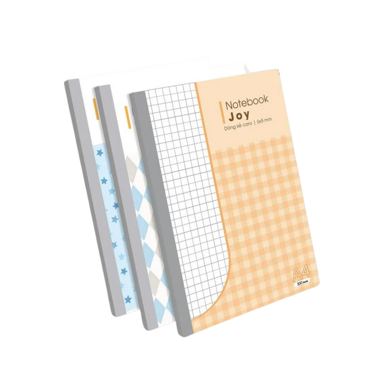 Sổ Hải Tiến may gáy A4 caro JOY 300T ĐL 60 5037 (Quyển)