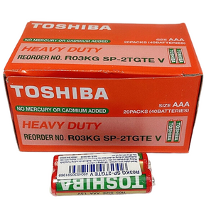 Pin đũa Toshiba hộp cam (Hộp 40 viên)