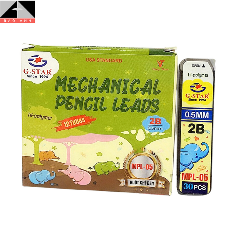 Ruột bút chì ngòi 0.5mm G-Star MPL-05 (Hộp)