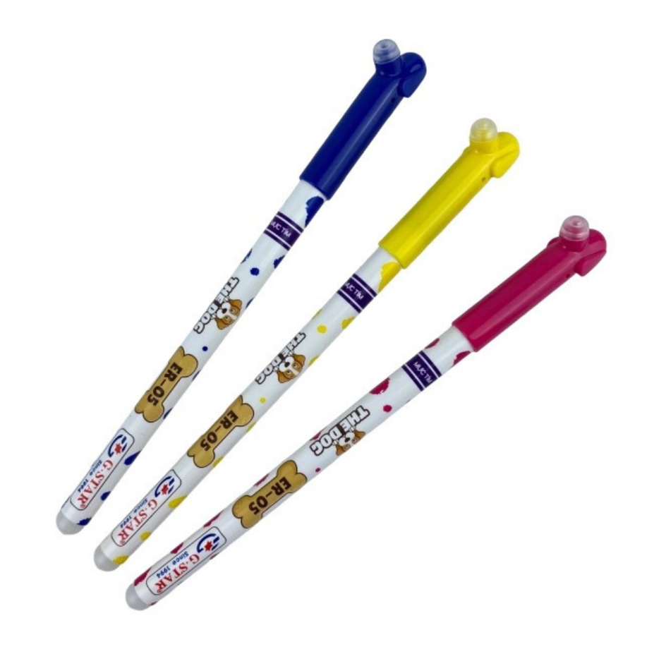 Bút gel xóa được 2 đầu G-Star ER-05 mực Tím (Hộp 12 cây )