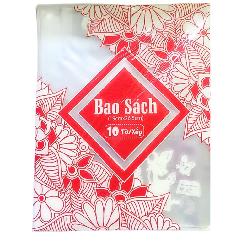 Bao Tiếng Anh 19cmx26.5cm có nai (10T/X) (10.5H)   (200X/T) (Xấp)