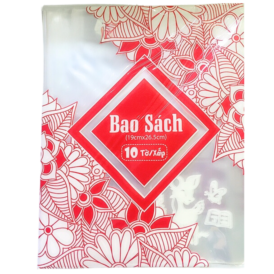 Bao Tiếng Anh 19cmx26.5cm có nai (10T/X) (10.5H)   (200X/T) (Xấp)