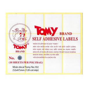 Giấy Decal Tomy 102 (Xấp 10 tờ)