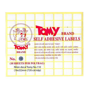 Giấy Decal Tomy 110 (Xấp 10 tờ)