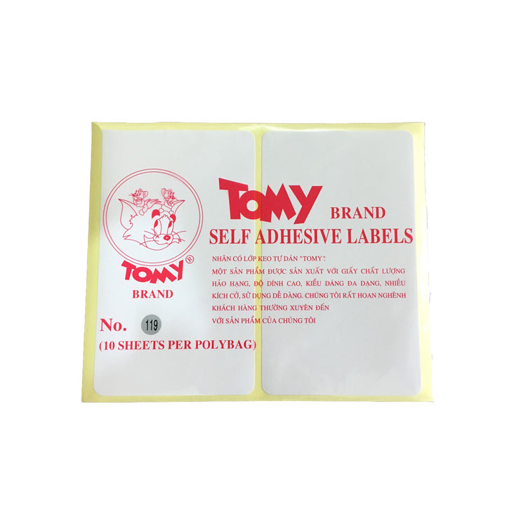 Giấy Decal Tomy 119 (Xấp 10 tờ)