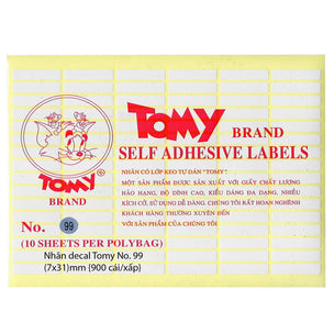Giấy Decal Tomy 99 (Xấp 10 tờ)