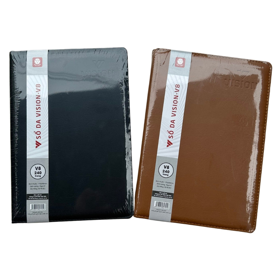 Sổ Hải Tiến Vision V8 dày nút 240T ĐL 70 7963 (Quyển)